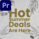 Hot Summer Sales promo |MOGRT| - VideoHive Item for Sale