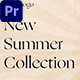 Summer Collection Promo |MOGRT| - VideoHive Item for Sale