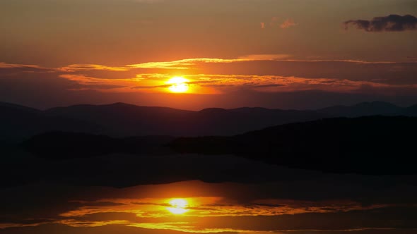 Sunrise Mountains Lake