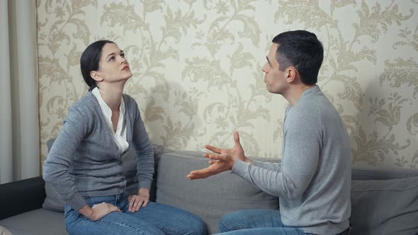 Quarrel Between a Young Couple