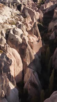 Cappadocia Landscape Aerial View