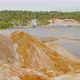 Clay quarry in the Sverdlovsk region Ural Mars Flying over the water - VideoHive Item for Sale