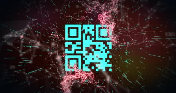 QR code scanner against network of connections