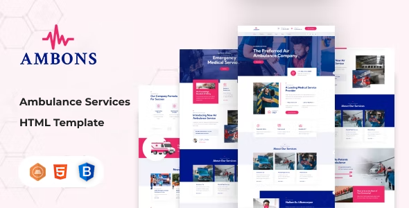 Ambons - Ambulance Service HTML Template