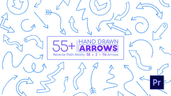 Hand Drawn Arrow Pack Mogrt