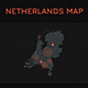 Netherlands Map and HUD Elements - VideoHive Item for Sale