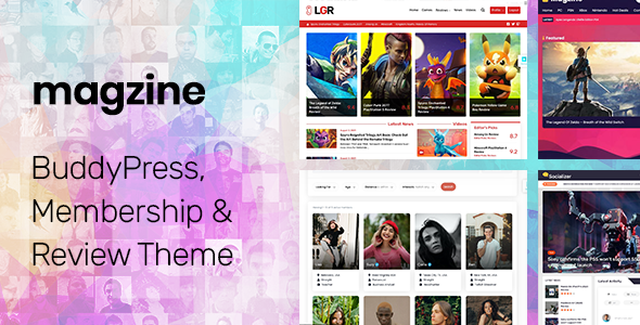 Magzine - BuddyPress, Membership, Review Multi-Purpose WordPress Theme