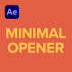 Minimal Opener - VideoHive Item for Sale