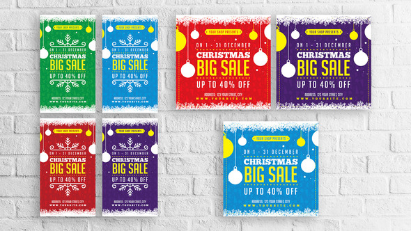 Christmas Sale Social Media Stories & Banners