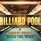 Pool Billiard Flyer Template - GraphicRiver Item for Sale