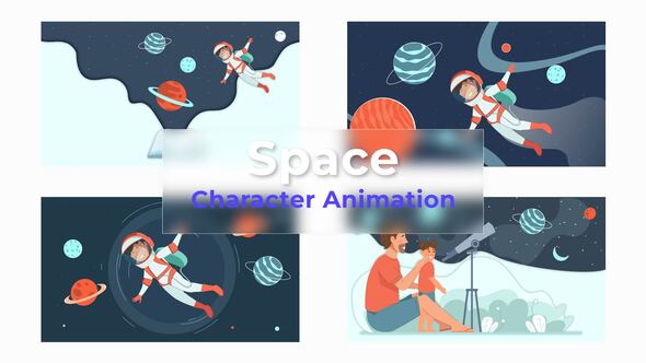 Character Space Animation Premiere Pro Scene