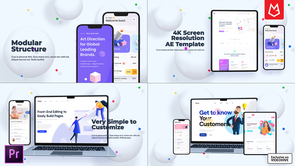 Website Presentation | Device Mockup | Premiere Pro