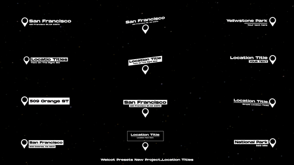 Location Titles | FCPX alt