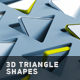 Abstract 3D Triangle Shapes Background - VideoHive Item for Sale
