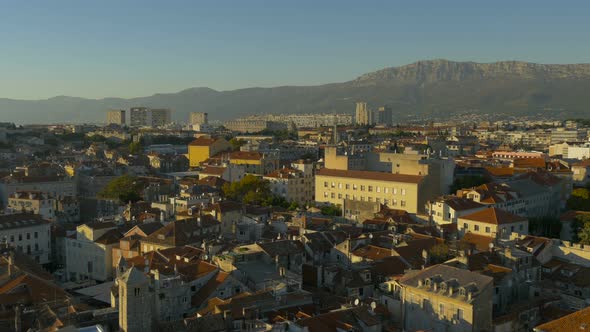 Split seen from a tower