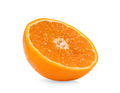 half of tangerine or clementine on white background - PhotoDune Item for Sale