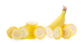 Banana slice isolated on white - PhotoDune Item for Sale