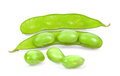 green soybeans on white background - PhotoDune Item for Sale