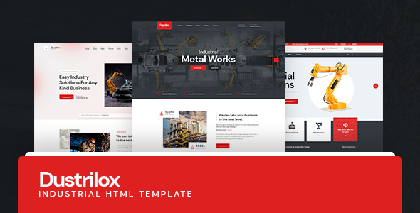 Dustrilox - Factory & Industry HTML5 Template