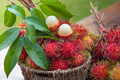 Fresh Red Rambutan fruit - PhotoDune Item for Sale