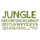 Cartoon Jungle Lianas Font Typeface Alphabet - GraphicRiver Item for Sale
