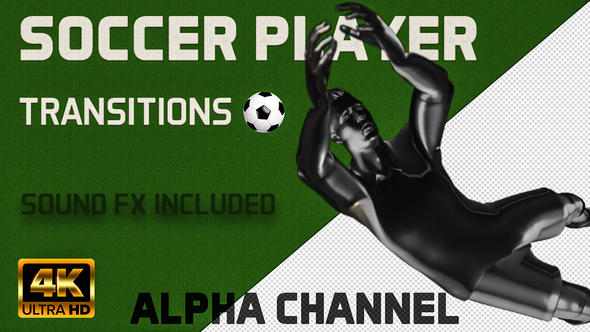 Soccer Player Transitions 4k