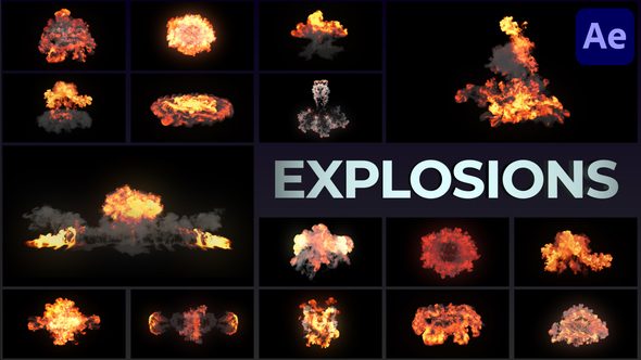 Real Explosions Effects for After Effects alt