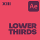Lower Thirds XIII - VideoHive Item for Sale