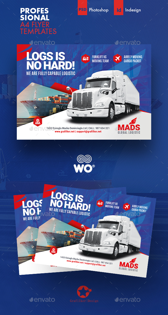 Logistics Graphics, Designs & Templates | GraphicRiver