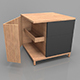Wooden Cabinet - 3DOcean Item for Sale