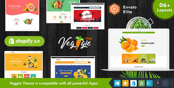 Veggie – Shopify Multi-Purpose Theme for Organics, Fresh Fruits & Foods