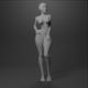 Stylized Female Basemesh4 - 3DOcean Item for Sale