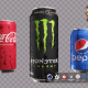 Coke, Monster, and Pepsi Soda Cans - 3DOcean Item for Sale
