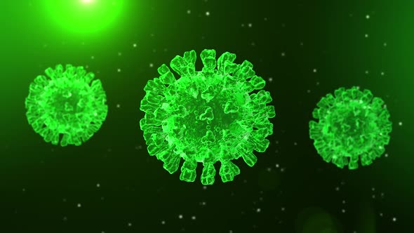 Coronavirus Infective Covid 19 Background Seamlessly Loop V9