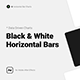 Black & White Horizontal Bar Charts - VideoHive Item for Sale