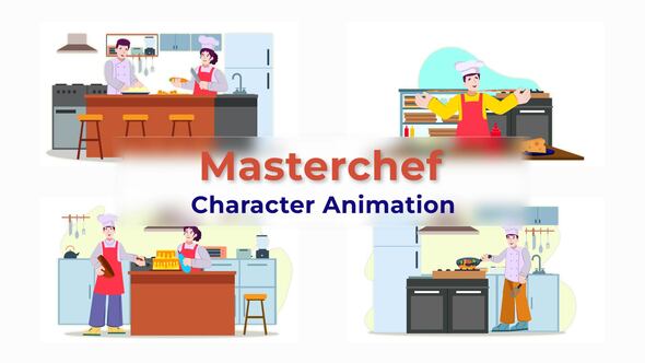 Hotel Masterchef Character Animation Scene