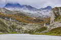 Mountain landscape in Asturias. Lagos Covadonga. Picos de Europa. Spain - PhotoDune Item for Sale