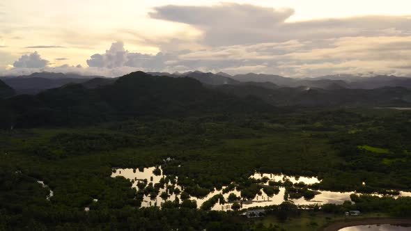 Mountain Landscape in the Evening