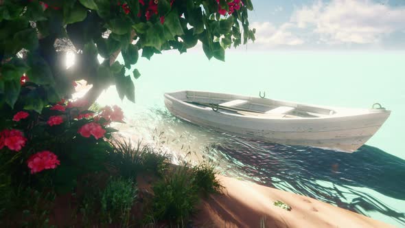 Boat on Calm Sea Waters