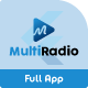 Multi Radio - Android and iOS Multiple Radio Channel App with AdMob - CodeCanyon Item for Sale