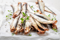 Healthy smoked sprats with herbs and salt. - PhotoDune Item for Sale