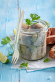 Tasty and healthy marinated herring in oil, onions and herbs. - PhotoDune Item for Sale