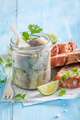 Delicious and fresh pickled fish with onion and herbs. - PhotoDune Item for Sale