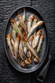 Fresh smoked sprats marinated with spices and salt. - PhotoDune Item for Sale