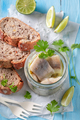 Delicious and fresh pickled fish as popular Polish snack. - PhotoDune Item for Sale