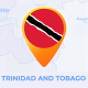 Trinidad and Tobago Map - Republic of Trinidad and Tobago Travel Map - VideoHive Item for Sale