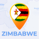 Zimbabwe Map - Republic of Zimbabwe Travel Map - VideoHive Item for Sale