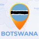 Botswana Map - Republic of Botswana Travel Map - VideoHive Item for Sale