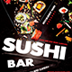 Sushi Menu Table Tent - GraphicRiver Item for Sale