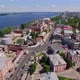 Old Beer Factory and Monastery in Historical District of Samara City Aerial View - VideoHive Item for Sale